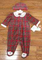 New 2 piece Girls Christmas Outfit for 3 6 mo. old  