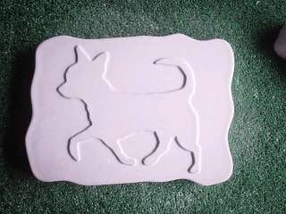 Chihuahua Concrete Stepping Stone Mold,wall plaque  