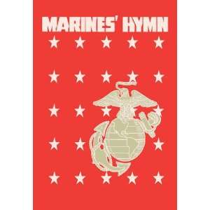 The Marines Hymn #2 12x18 Giclee on canvas 