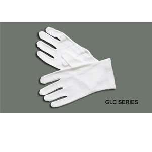  White Cotton Knitting Glove Size L (1dozen), disposable 