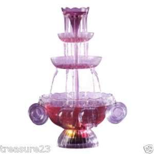 Nostalgia 3 Tiered Party Fountain with 8 Cups  