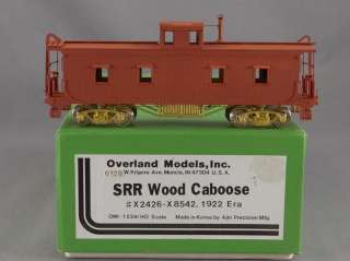   HO BRASS OMI OVERLAND SOUTHERN RAILWAY WOOD CABOOSE   PARTIAL PAINT