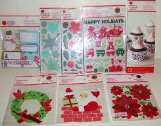   Stewart BIG Christmas Collection Paper Punches Sticker Embellishments