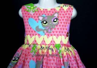 princess_trunk Littlest Pet Shop Pink Dress Sz 12M 10yr  