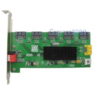 5Port SATA HDD Accelerator Hard Drive RAID Control Card SATA Hub 