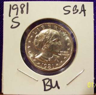1981 S SUSAN B. ANTHONY DOLLAR (1 COIN)  