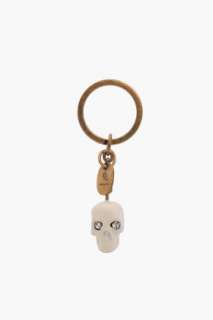Alexander McQueen skull key chain for women  