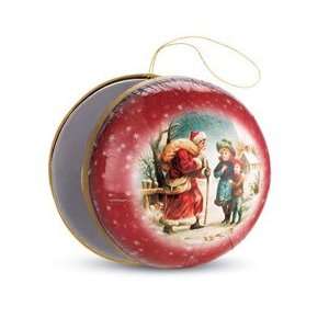  santa with children decoupage ornament
