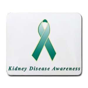 Kidney Disease Awareness Ribbon Mouse Pad