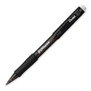 Automatic Pencils, Jumbo Eraser, Refillable, .5mm, Black
