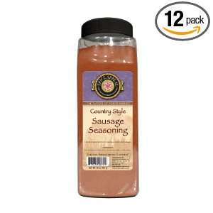 SPICE APPEAL Country Style Sausage Seasoning, 16 Ounce (Pack of 12 