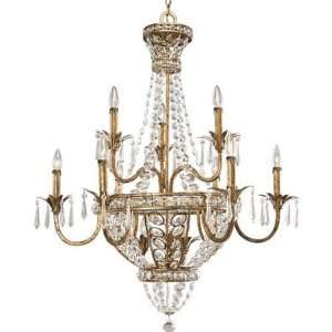  Palais Collection Imperial Gold 12 Light Chandelier
