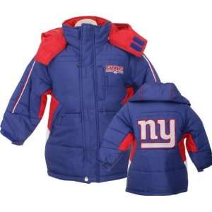  New York Giants Kids (4 7) Heavyweight Bubble Jacket 
