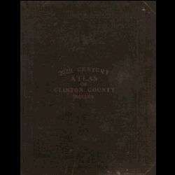 1903 Atlas of Clinton County Indiana   IN History Plat Book Maps on CD 
