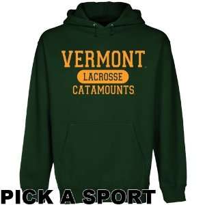  Vermont Catamounts Custom Sport Pullover Hoodie   Green 