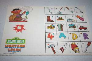 Sesame Street Bert & Ernie Light N Learn Replace Cards  
