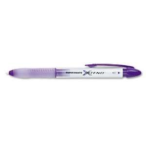  Paper Mate® X Tend RT Retractable Ball Pen, Purple Ink 