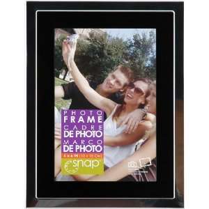  Snap Silver and Black Metal Frame, 4 Inch by 6 Inch
