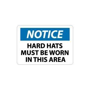   Hard Hats Must Be Worn In This Area Safety Sign