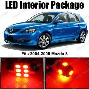   LED Lights Interior Package Deal Mazda 3 MS3 (6 Pieces) Automotive
