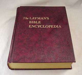 Laymans Bible Encylopedia Hard Cover Copyright 1964  