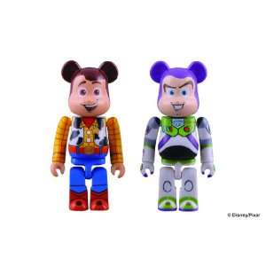 Medicom Toy Story 3 Buzz and Woody Bearbrick 2 Pack 2  Toys & Games 