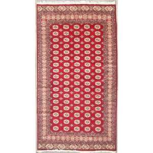 Pak Mori Bokhara Area Rug with Wool Pile    Category 6x9 Rug 