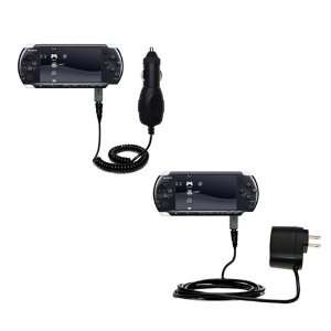 Car and Wall Charger Essential Kit for the Sony PSP 3001 Playstation 