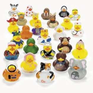 FE Set of 26 ~ ABCs Rubber Duckies 