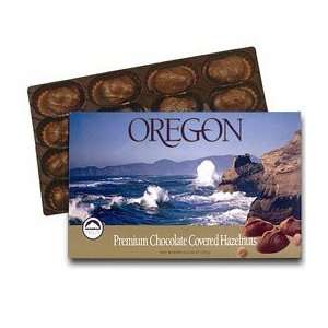 Oregon Coast Chocolate Covered Hazelnuts Box  Grocery 
