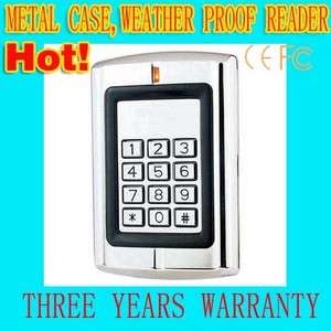 Wiegand26 Metal Case RFID Reader Keypad Weatherproof  