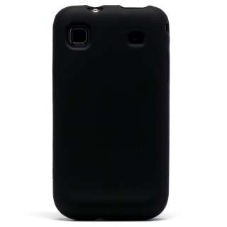 Black Soft Skin Case Gel Rubber for Samsung Galaxy S 4G  