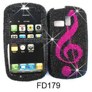   PINK MUSIC NOTE BLACK CASE COVER SKIN Cell Phones & Accessories