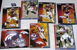 NFL Denver Broncos AFC West FATHEAD Tradeables ~ collectible cards 