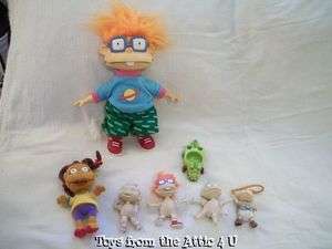 RUGRATS DOLL LOT CHUCKIE DILL TOMMY LILLIAN SUSIE REPTAR HTF 