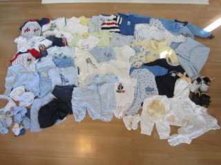   Boys Preemie Newborn 0 3 6 Month Infant Baby Spring Summer Clothes EUC