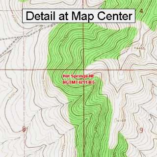   Map   Hot Springs NE, Montana (Folded/Waterproof)