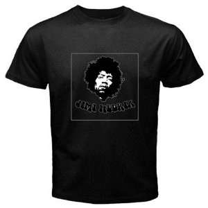 Jimi Hendrix Band Music Black Color T shirt Logo Logo III  