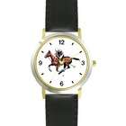 WatchBuddy Polo Pony & Rider Chasing Down the Ball Horse   WATCHBUDDY 