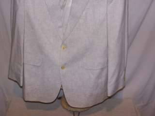 Vintage Mens John Peel LTD Cream Suit Jacket 40R  