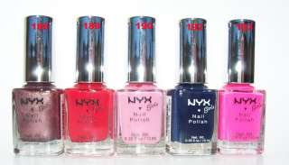 NYX GIRL NAIL POLISH Pick your 6 colors  