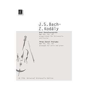  Chorale Preludes, 3 (Bach) Musical Instruments
