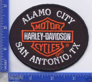Harley Davidson Dealer ALAMO CITY H D SAN ANTONIO, TX. patch  