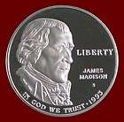 1993 S Gem Proof Jefferson Commemorative Silver Dollar US Coin