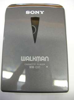 Sony WM EX1 Walkman Made in Japan Gray Metal Cassette Player Flawless 