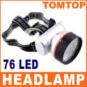 76 LED Headlamp Flashlight Head Light Torch Camping  