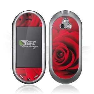  Design Skins for Samsung M7600 Beat Dj   Red Rose Design 