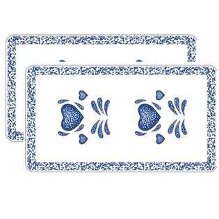 Reston Lloyd Corelle Coordinates Blue Hearts Economy Rectangular 