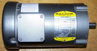 Baldor VM3550 1.5 HP 3 Phase Motor 1 1/2 3450 RPM  
