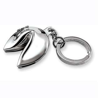 Jewelry Adviser Gifts Nickel plated Fortune Cookie Key Chain at  